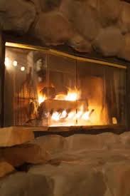 Wood Stove Fireplace Glass