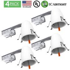 Sunco 4pack 4 Inch Remodel Can Air Tight Ic Ul Housing Recessed Led Lighting For Sale Online