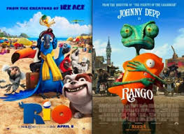 Rango was currently set to be released on march 4, 2011, after being pushed back from march 18. Rio Rango Seeing Double