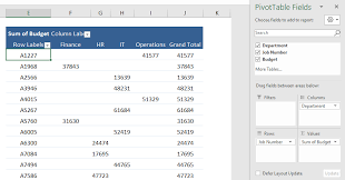 how to fill blank cells in pivot table