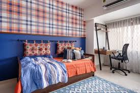 Blue And Orange Boy S Room Dee