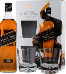johnnie walker black label whisky gift