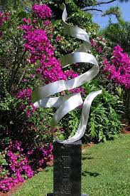 Contemporary Metal Abstract Garden Art