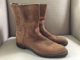 Details About Justin 3408 Brown Apache Leather Pull On Roper
