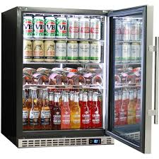 Triple Glazed Glass Door Bar Fridge