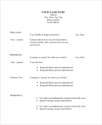 Online resume builders are an awesome option when you're making a resume. Free 9 Sample Blank Resume Templates In Ms Word Pdf