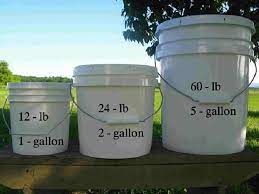 how much does 5 gallons of paint weigh