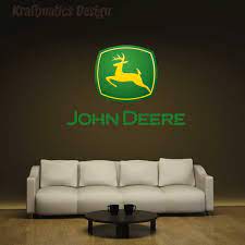 John Deere Logo Wall Decal Vinyl Sticker