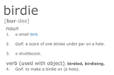 نتیجه جستجوی لغت [birdied] در گوگل
