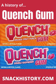 quench gum history flavors