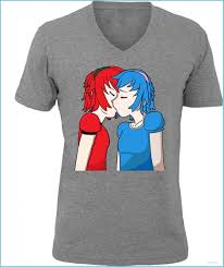 Amazon prime exclusive anime, need a list. Two Anime Girls Kissing Men S V Neck T Shirt Xx Large Amazon Neat