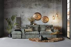 Green And Gold Interior With Sofa Jolie