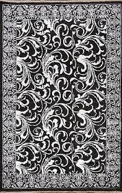silver abstract versace design area rug