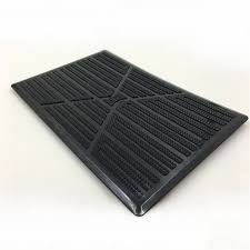 black pvc rubber floor carpet mat patch