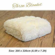 bed throw blanket fleece uk