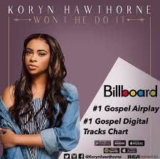 Koryn Hawthorne 1 On Two Gospel Billboard Charts
