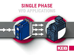 vfds for single phase applications keb