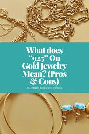 what does 925 on gold jewelry mean