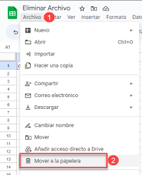 cómo eliminar un archivo de excel o