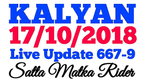 17 10 2018 Kalyan Matka Table Trick Record Chart Line