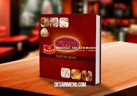desain buku menu design menu book