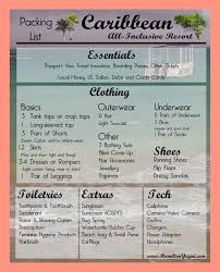 Packing List One Week At An All Inclusive Caribbean Resort