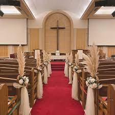 church wedding decor essentials to consider