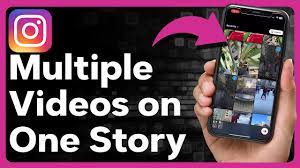 add multiple videos to insram story