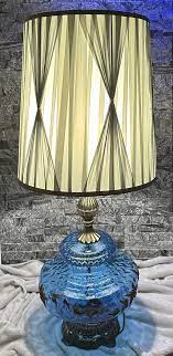 Blue Glass Lamp No 537x