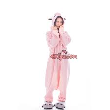 Clefairy Custom Kigurumi Jumpsuit Couple Outfit Normal Onesie - 4kigu