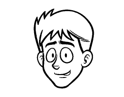 Boy face coloring pages coloring home. Young Boy Face Coloring Page Coloringcrew Com