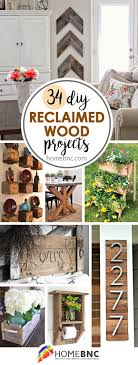 34 diy reclaimed wood projects ideas