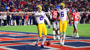 Ja'marr chase (1) wide receiver. Tigers Dancing Their Way Into Lsu S Record Books One Touchdown At A Time Lsu Tigers