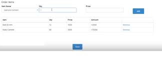 dropdownlist to html table in asp net mvc