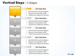 Sales Ppt Template Vertical Steps 5 Business Plan Powerpoint