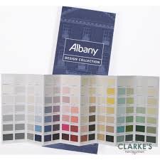 albany design collection colour chart