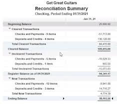 Quickbooks Bank Reconciliation How To Enter First Bank