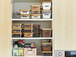 Use trays and lidded storage boxes to corral loose items on the open shelves. 28 Storage Ideas For Your Entire Home