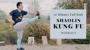10 minutes full body kung fu workout at