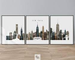 Prints New York Triptych Wall Art