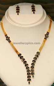 3 Emeralds Pachala Necklace Collection By Grt Jewels