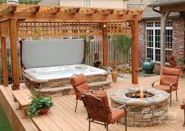 Hot Tubs Decks And Outdoor Kitchens