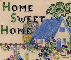 home sweet home embroidery pattern