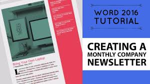 012 Business Newsletter Templates Microsoft Word