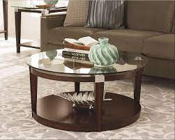 round coffee table decor