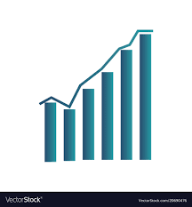 Statistics Graph Chart Icon Screen With