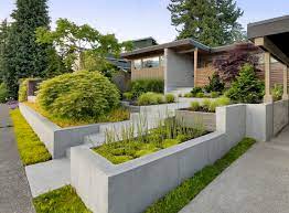 define concrete garden walls
