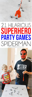 21 hilarious superhero party games kids