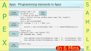 apex programming basics what is apex
