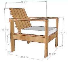 simple diy outdoor patio lounge chair